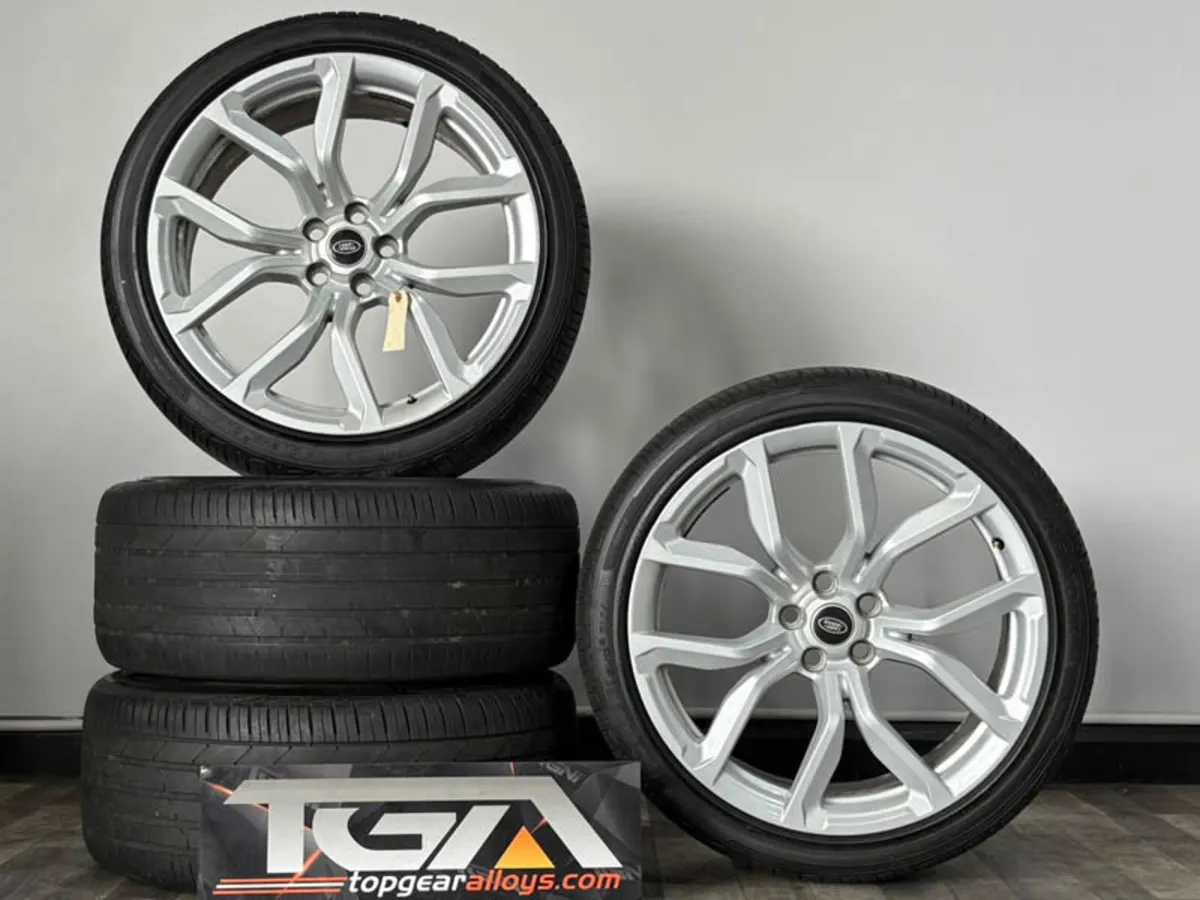 22" GENUINE RANGE ROVER SPORT SVR ALLOYS & TYRES - Image 1