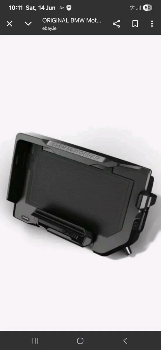 GENUINE BMW Motorrad Connected Ride Cradle Phone H