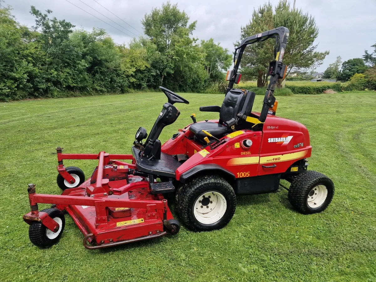 Shibaura 37hp diesel ride on mower lawnmower - Image 3