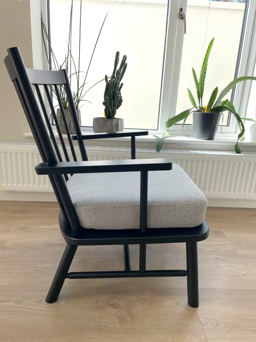 2x Armchairs IKEA PERSBOL in Black - Image 2