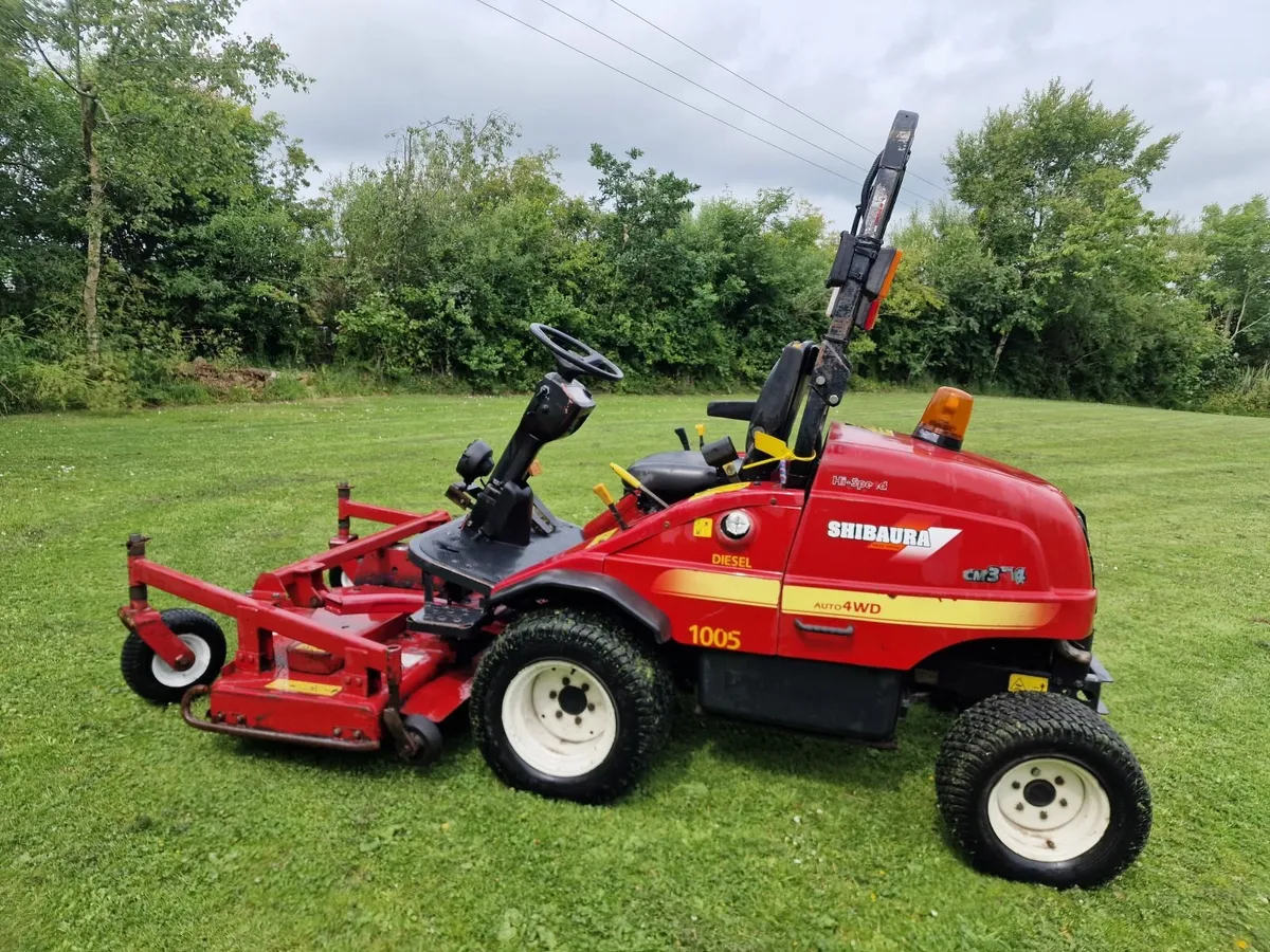 Shibaura 37hp diesel ride on mower lawnmower - Image 4