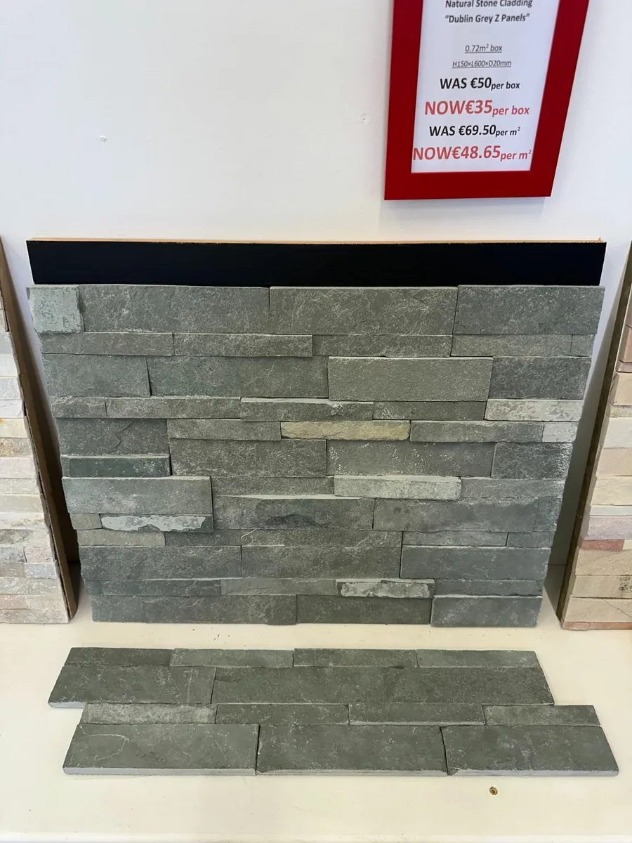 2 x Natural grey stone claddings only 50€ per sq/m - Image 1