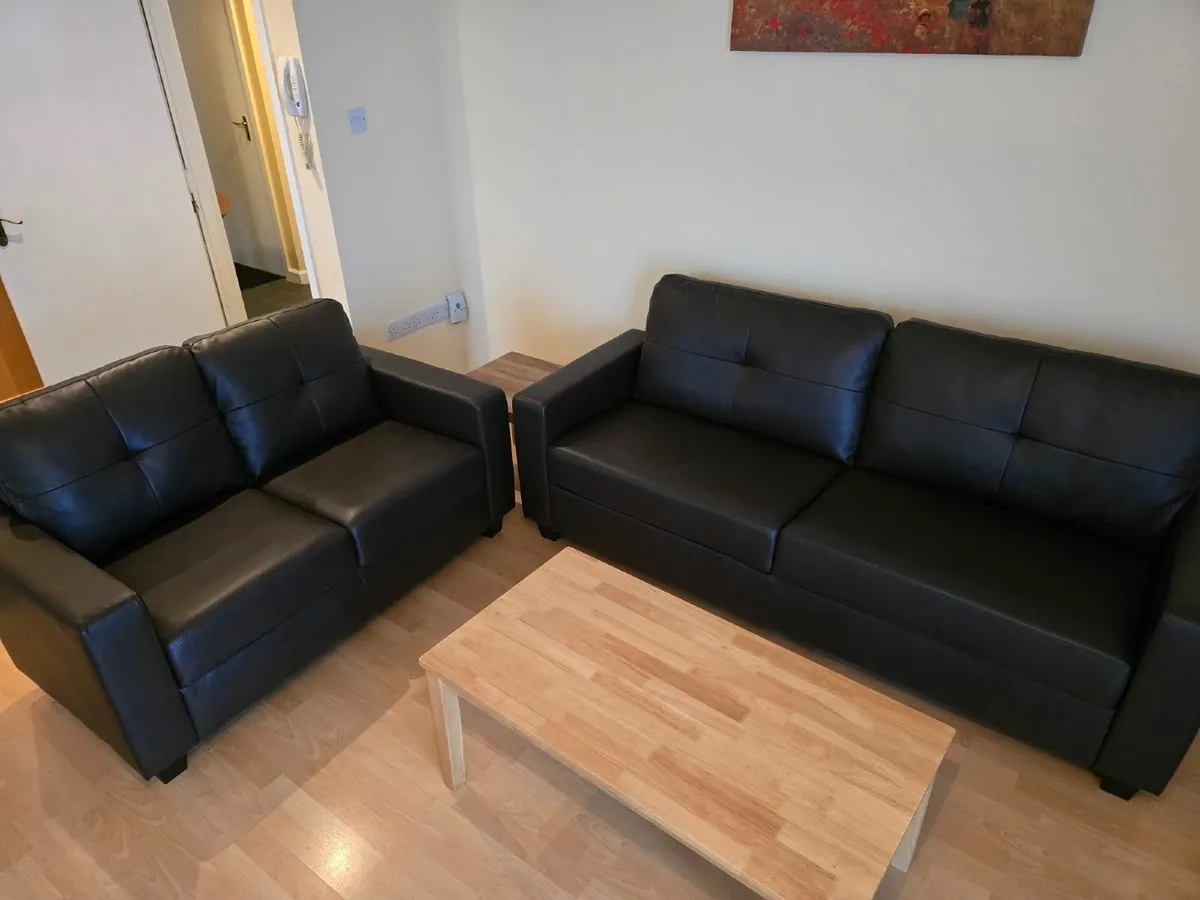 Leather Couch - Image 1
