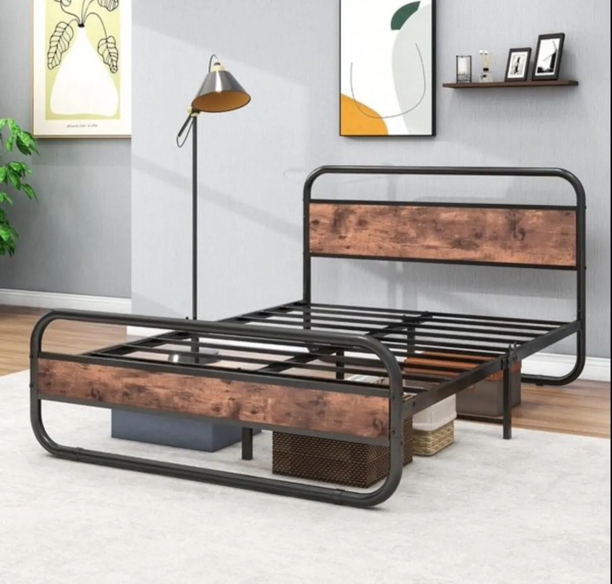King size bed frame - Image 3