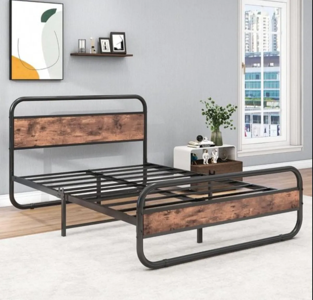 King size bed frame - Image 4