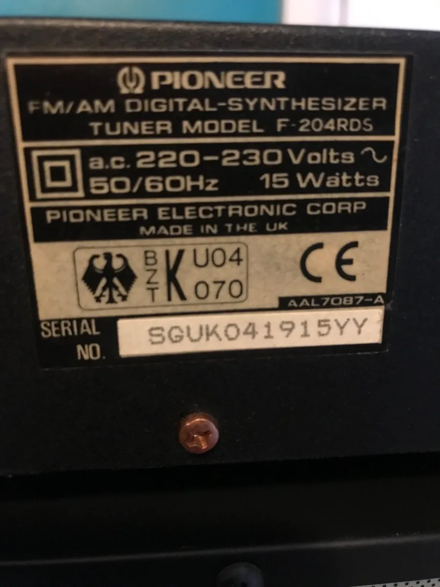 Sony Tuner Pioneer Tuner - Image 3