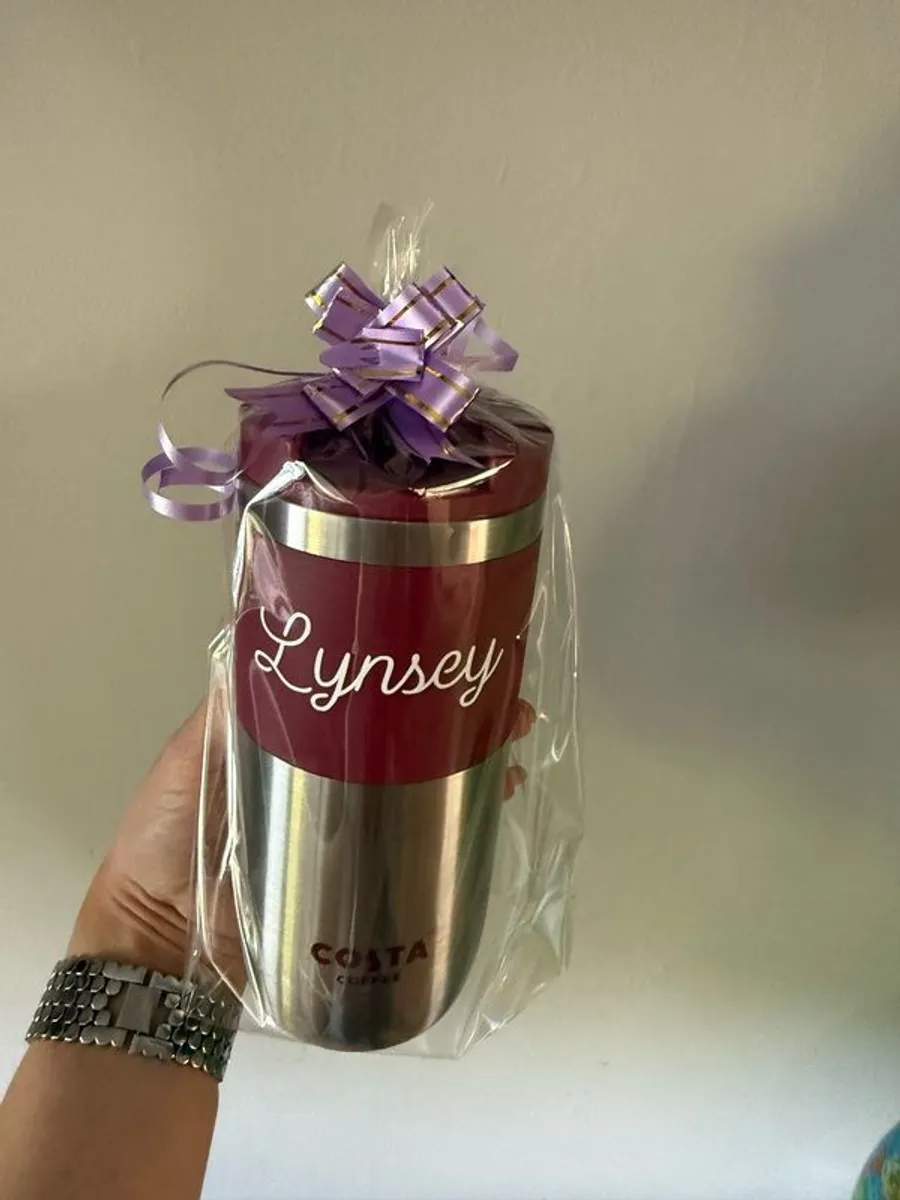 Costa coffee personalised travel cup mug gift - Image 2