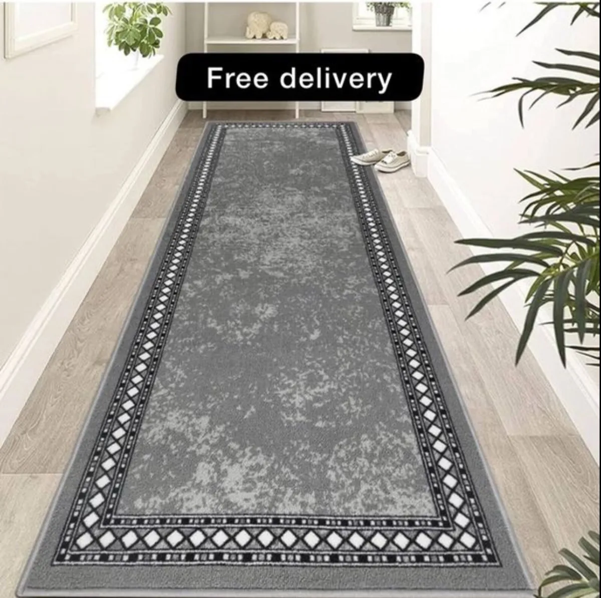 Runner Rug for Entryway 65x240cm Extra Long - Image 1