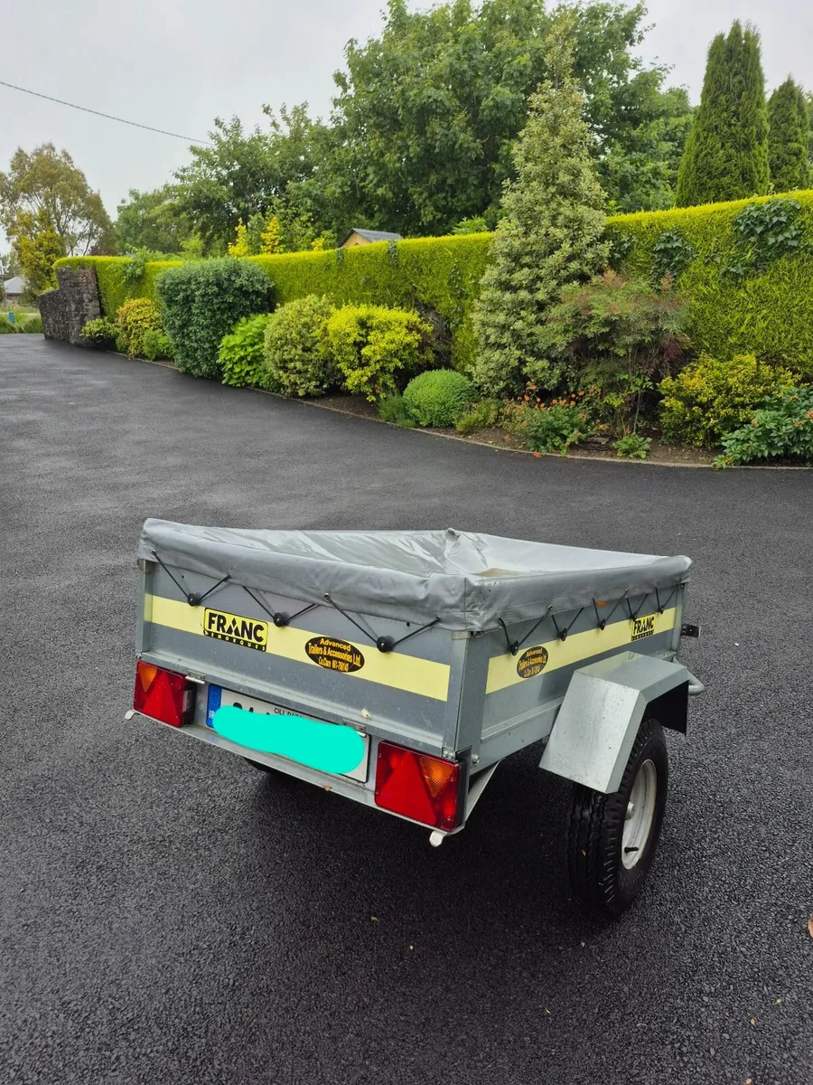 Trailer - galvanised steel, tipping - Image 1