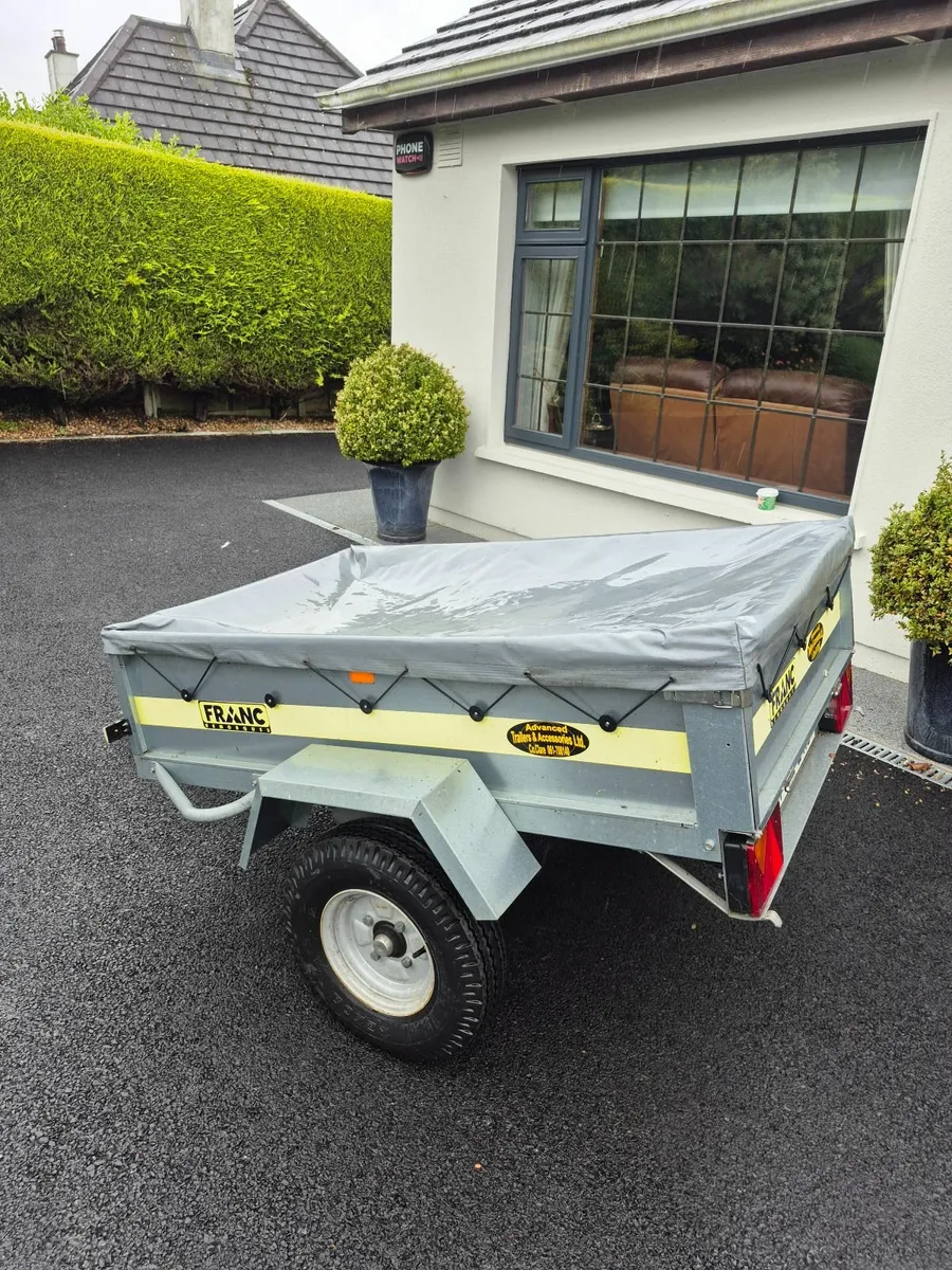 Trailer - galvanised steel, tipping - Image 3
