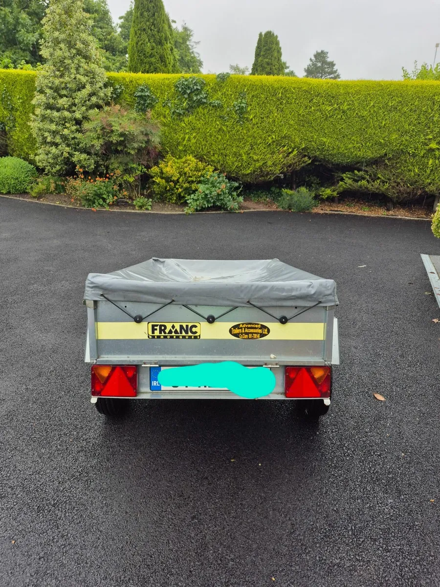 Trailer - galvanised steel, tipping - Image 4
