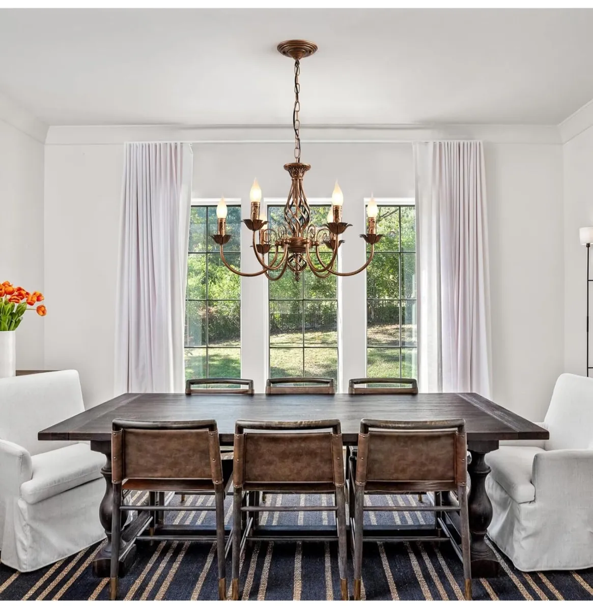 Traditional Country Style Chandelier - Image 2