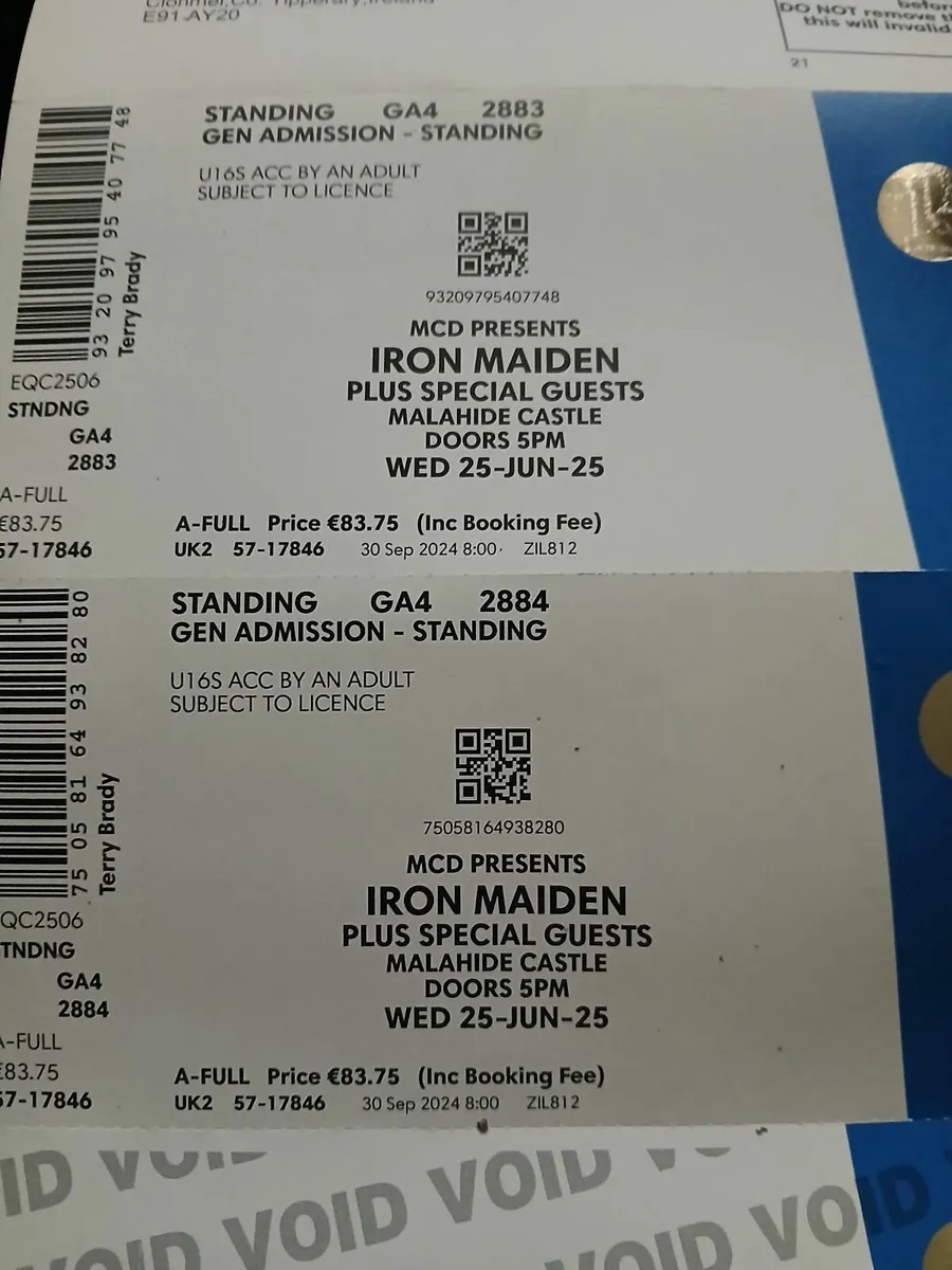 Iron Maiden Tickets