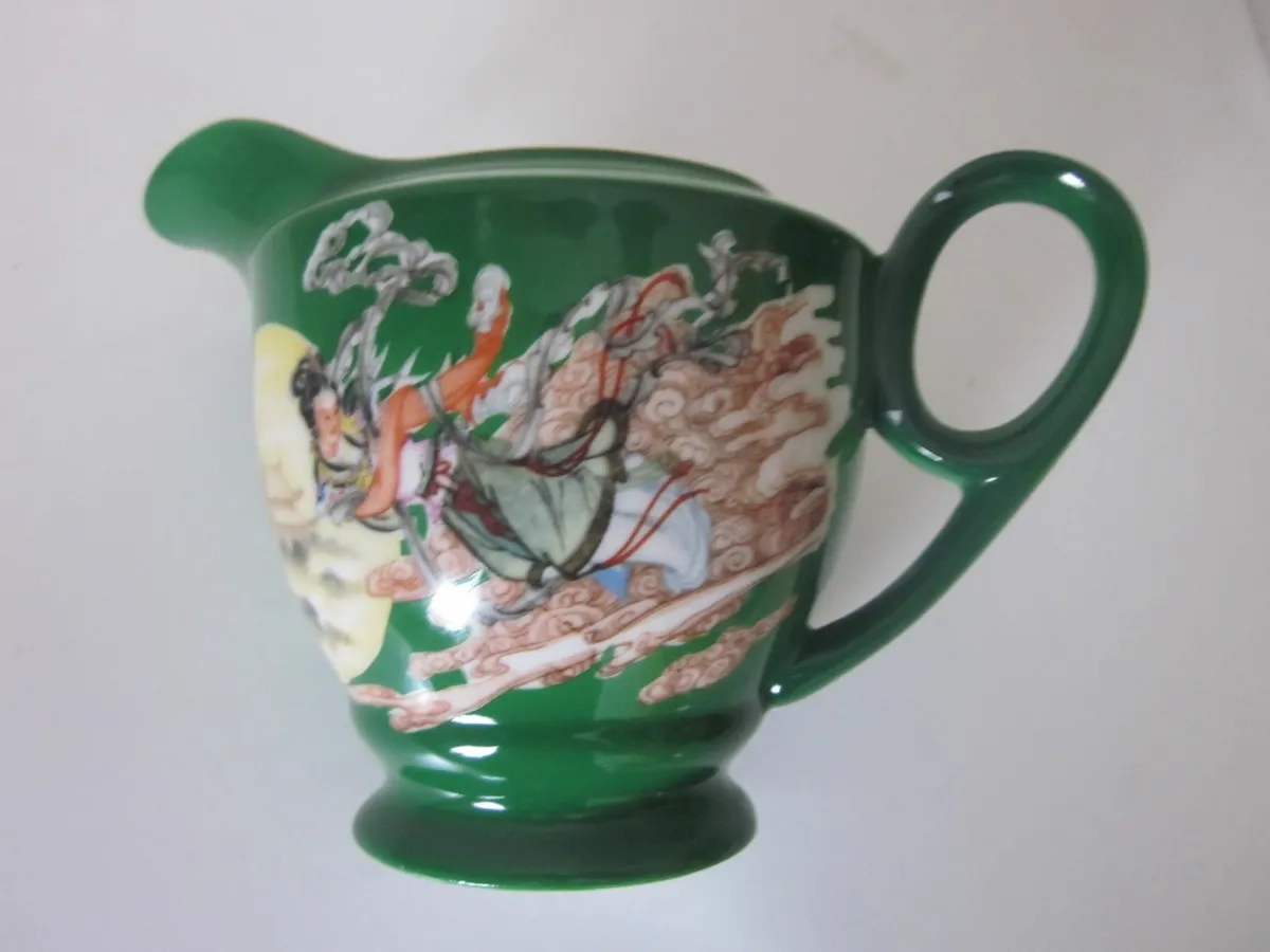 Chinese  Teapot Sugar Jug Deity Kwan Yin 1970' - Image 4