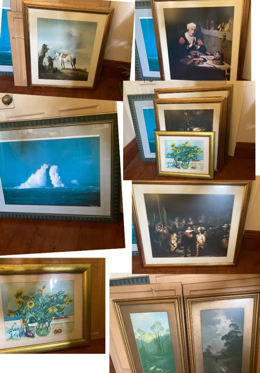 Selection of paintings and prints - Image 1