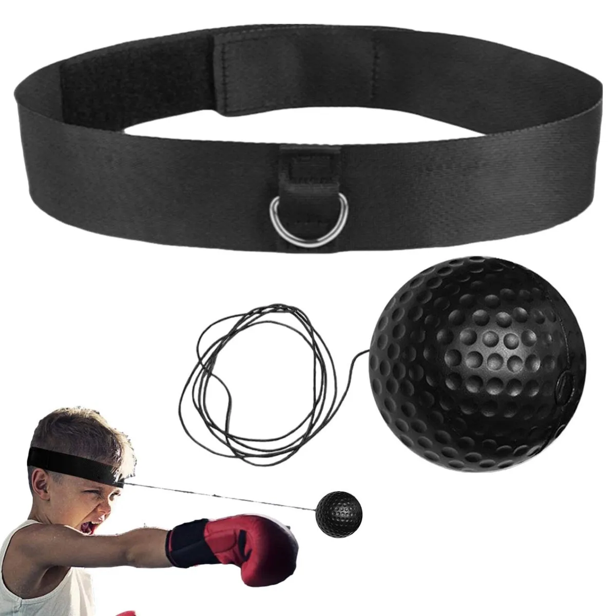 SportBob Boxing ReflexBall Headband Set - Image 4