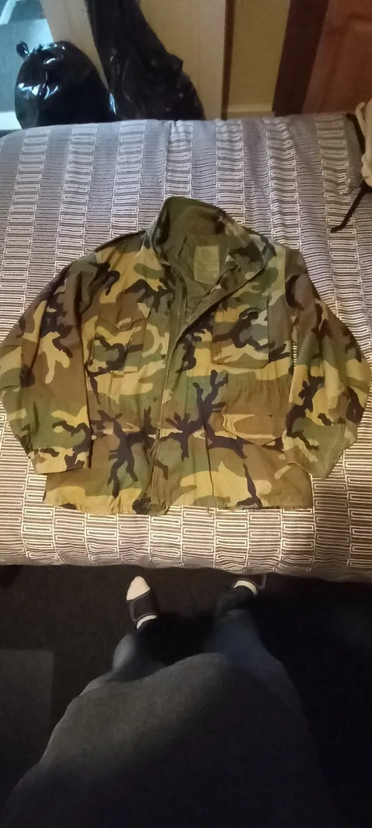 Genuine M65 US Camouflage Army jacket XL - Image 3