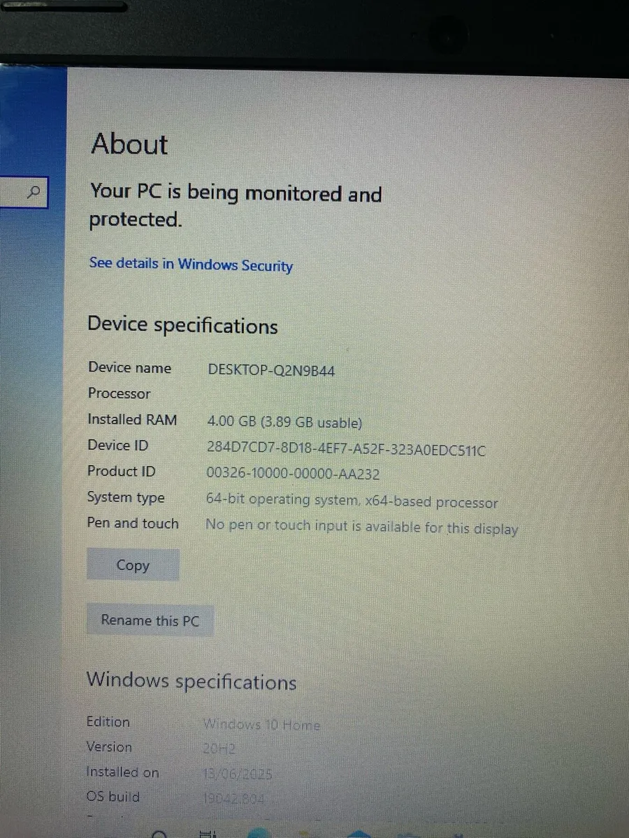 Hp laptop windows 10 60€ - Image 3