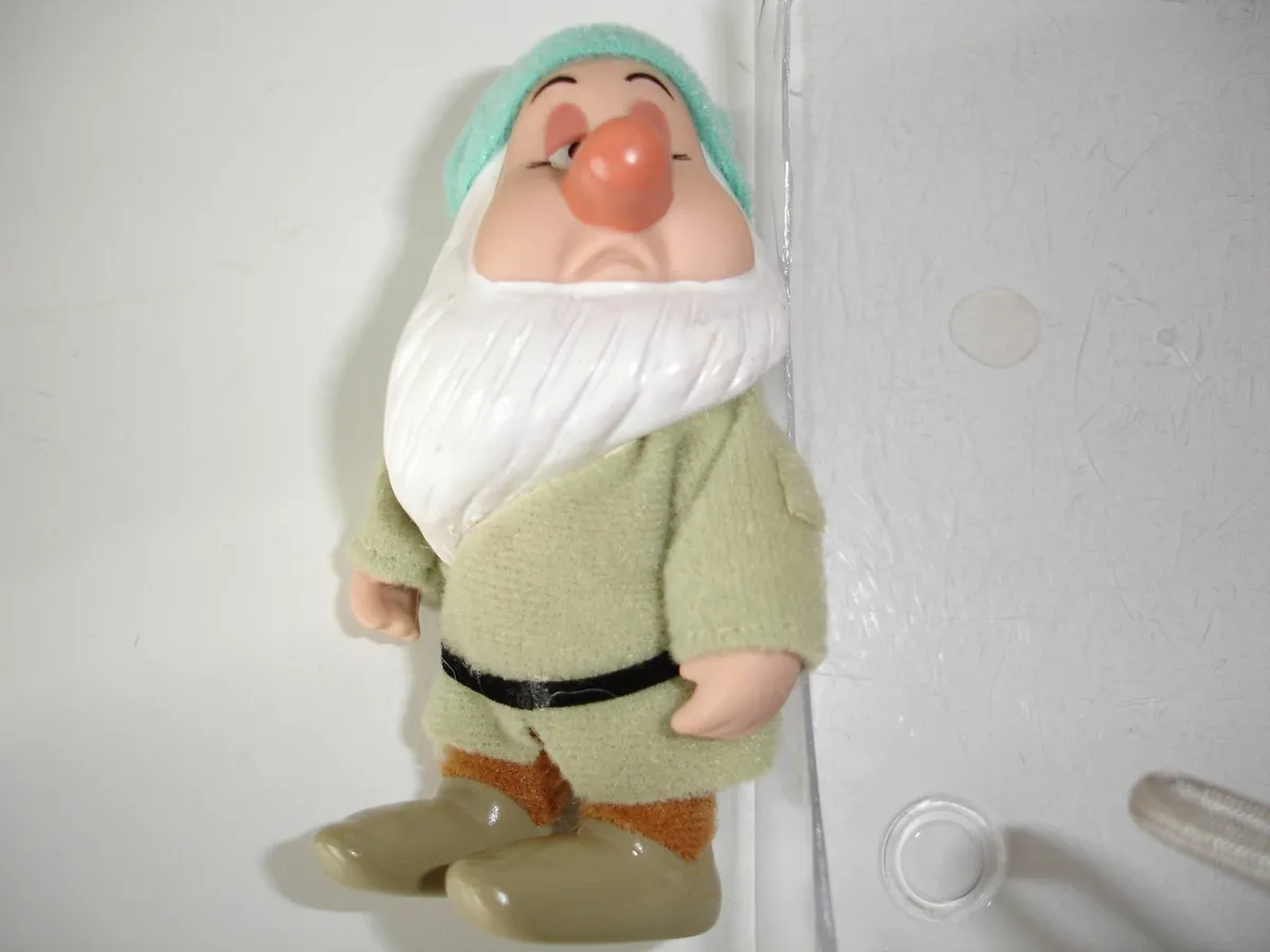 Disney Three Dwarfts  Porcelain Doll Figures - Image 2
