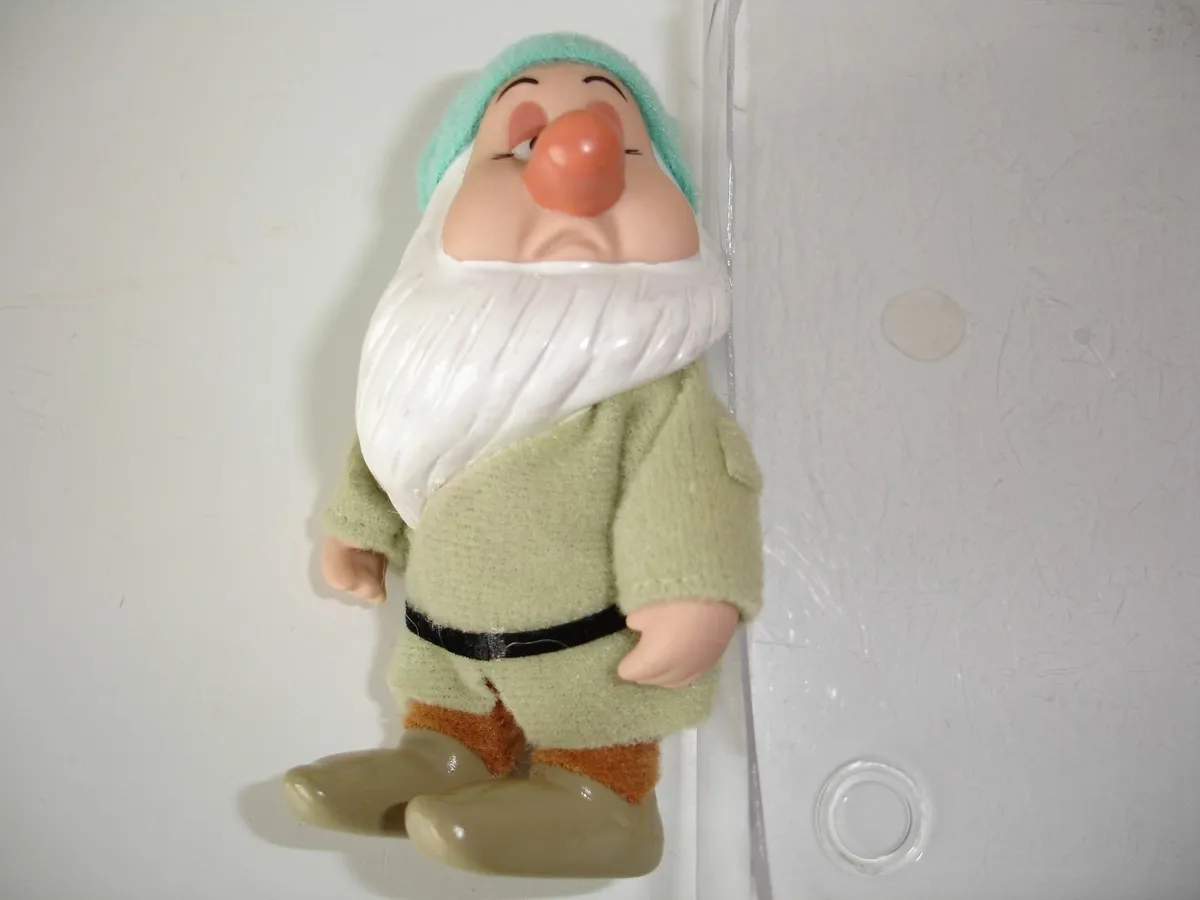 Disney Three Dwarfts  Porcelain Doll Figures - Image 4