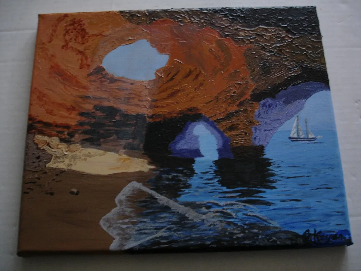 Algarve Delight, Acrylic on Canvas Painting - Image 2