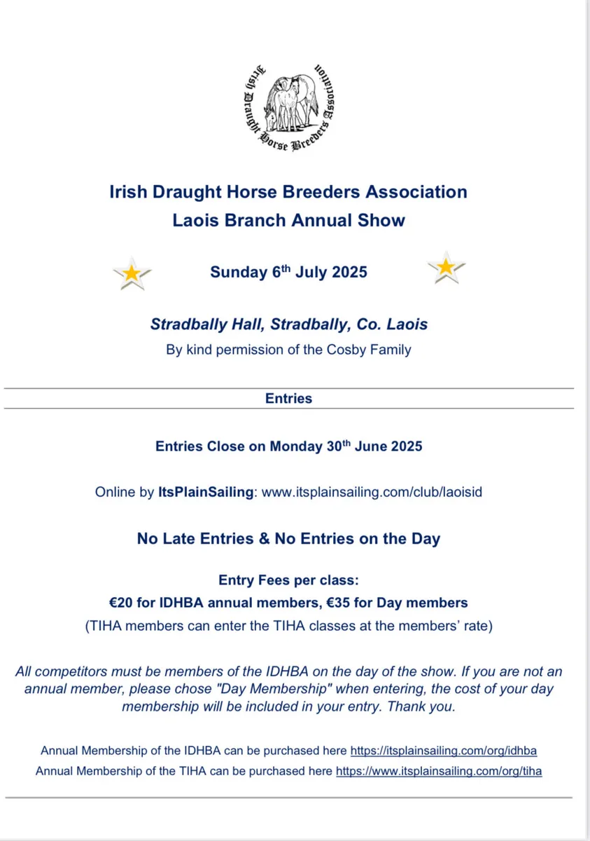 IDHBA Laois Branch Show 2025 - Image 2