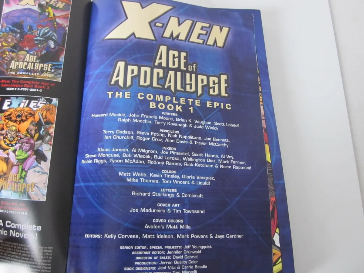 Marvel X-Men Age of the Apocalypse Book 1 - Image 4