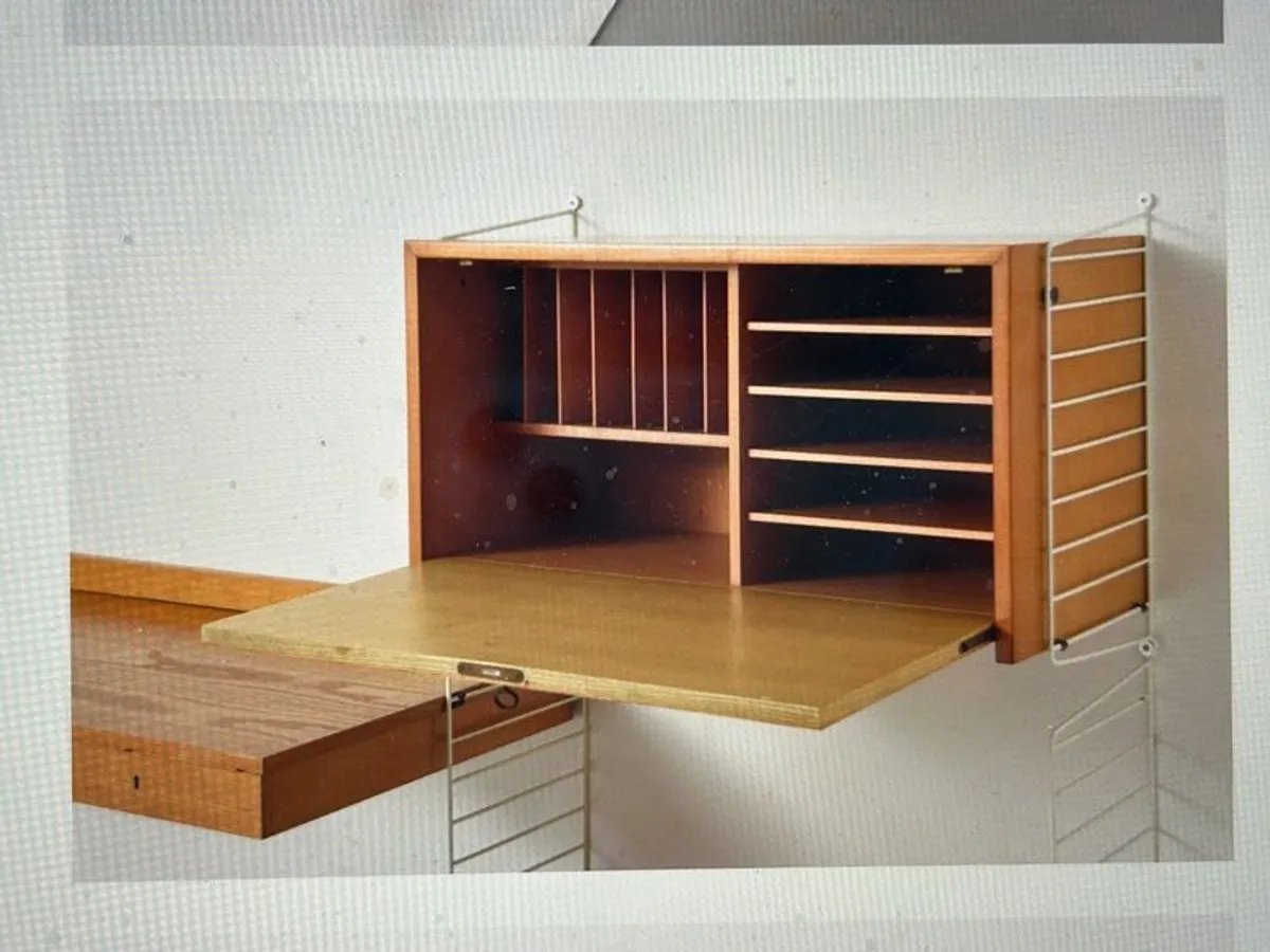String Home Office Shelving System by Kajsa & Nisse String, 1950s - Image 4
