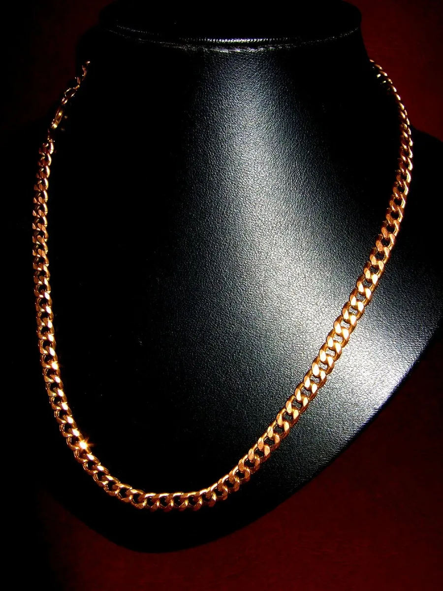 Vintage Unisex Neckchain-9k Gold Fully Hallmarked - Image 2