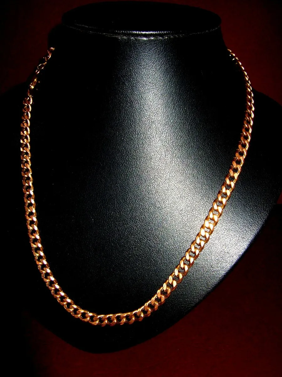 Vintage Unisex Neckchain-9k Gold Fully Hallmarked - Image 3