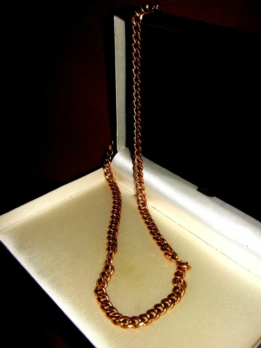 Vintage Unisex Neckchain-9k Gold Fully Hallmarked - Image 4