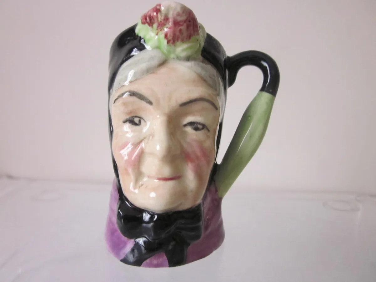 Vintage  Artone  Miniature  Toby Jug, Granny - Image 1