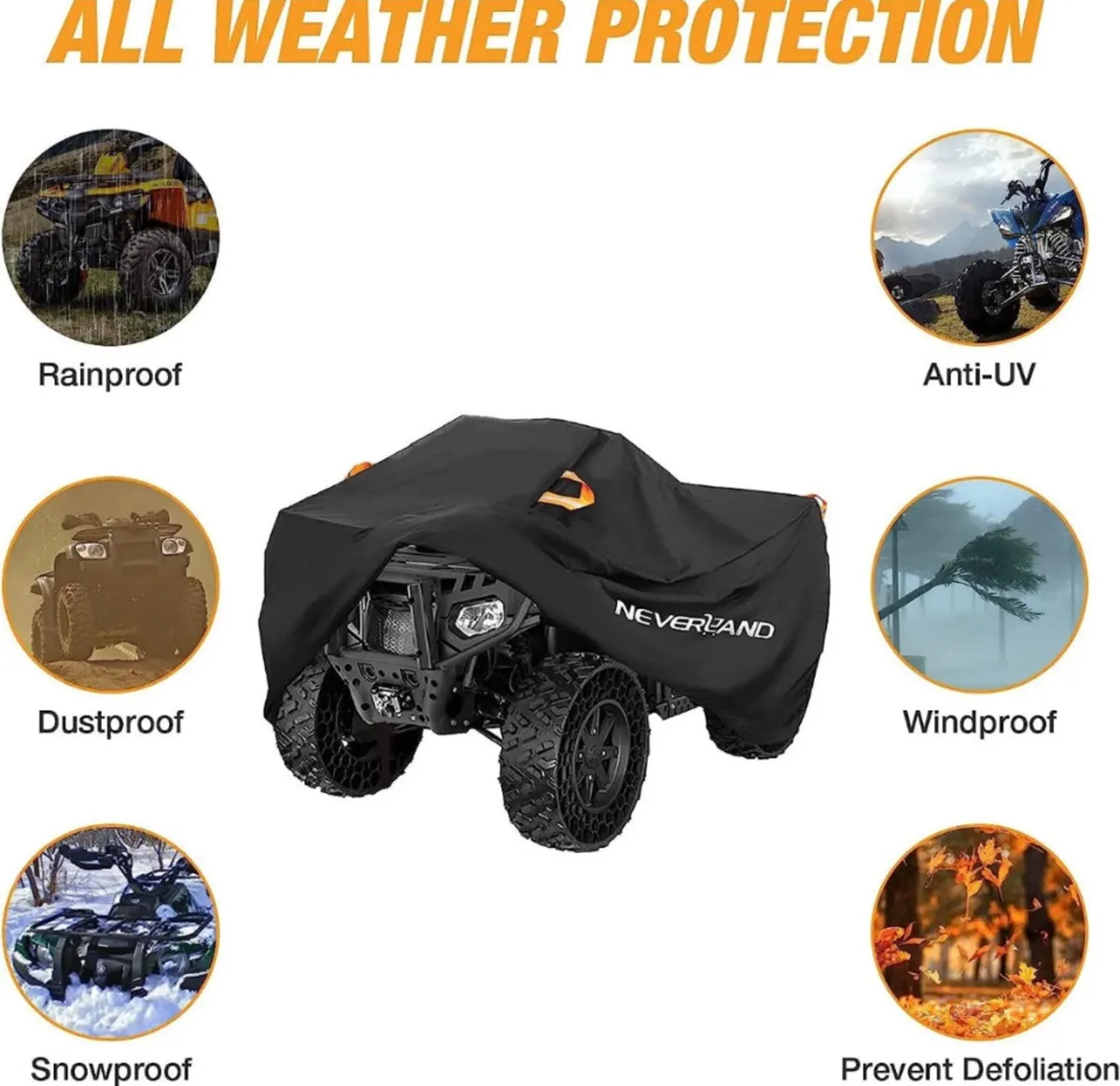 ATV Quad Bike Cover Waterproof All Sizes! - Image 3