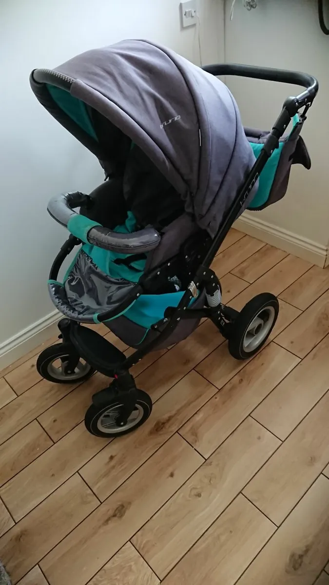 baby stroller 3 in one - Image 2