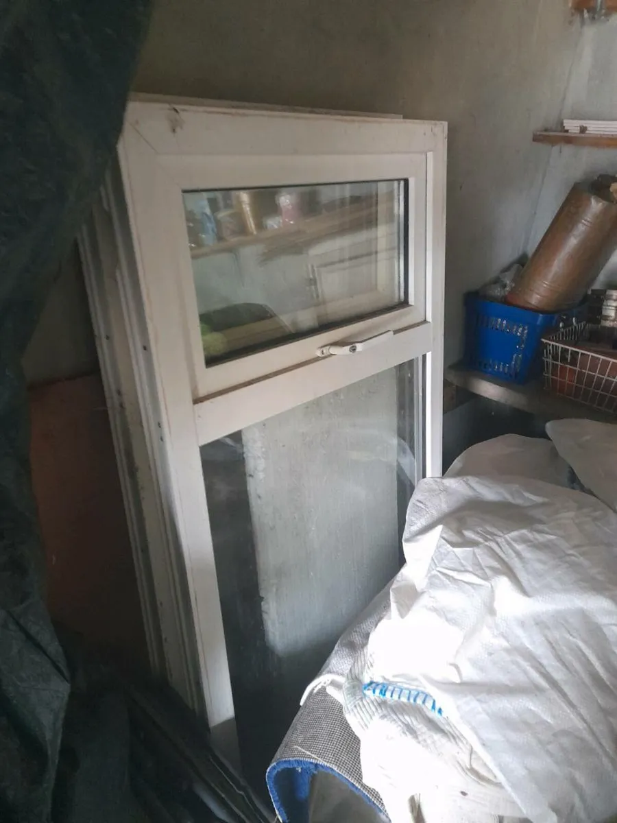 White Double Glazed Windows (2NO.)