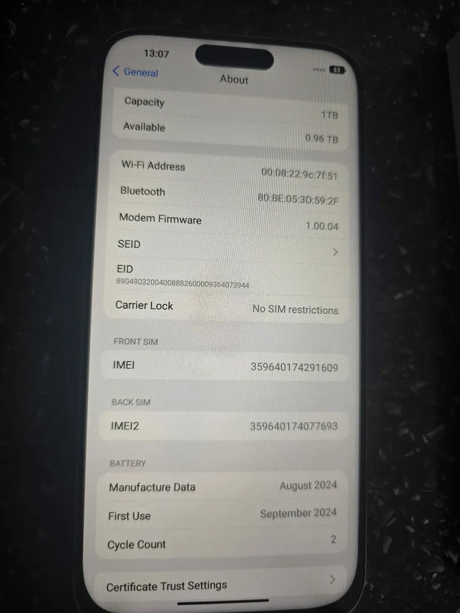 Apple Iphone 16 pro - Image 3