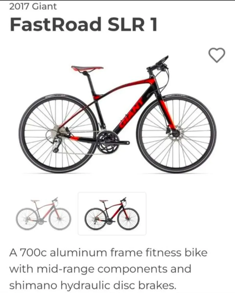 Giant Fastroad hybrid road bike - Image 1