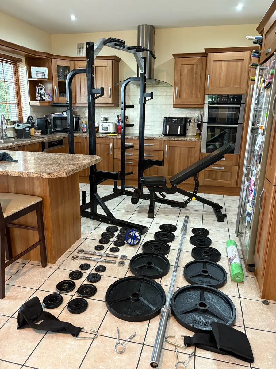 WITHOUT BEST GYM SQUAT RACK SET ON DONE DEAL!! - Image 1