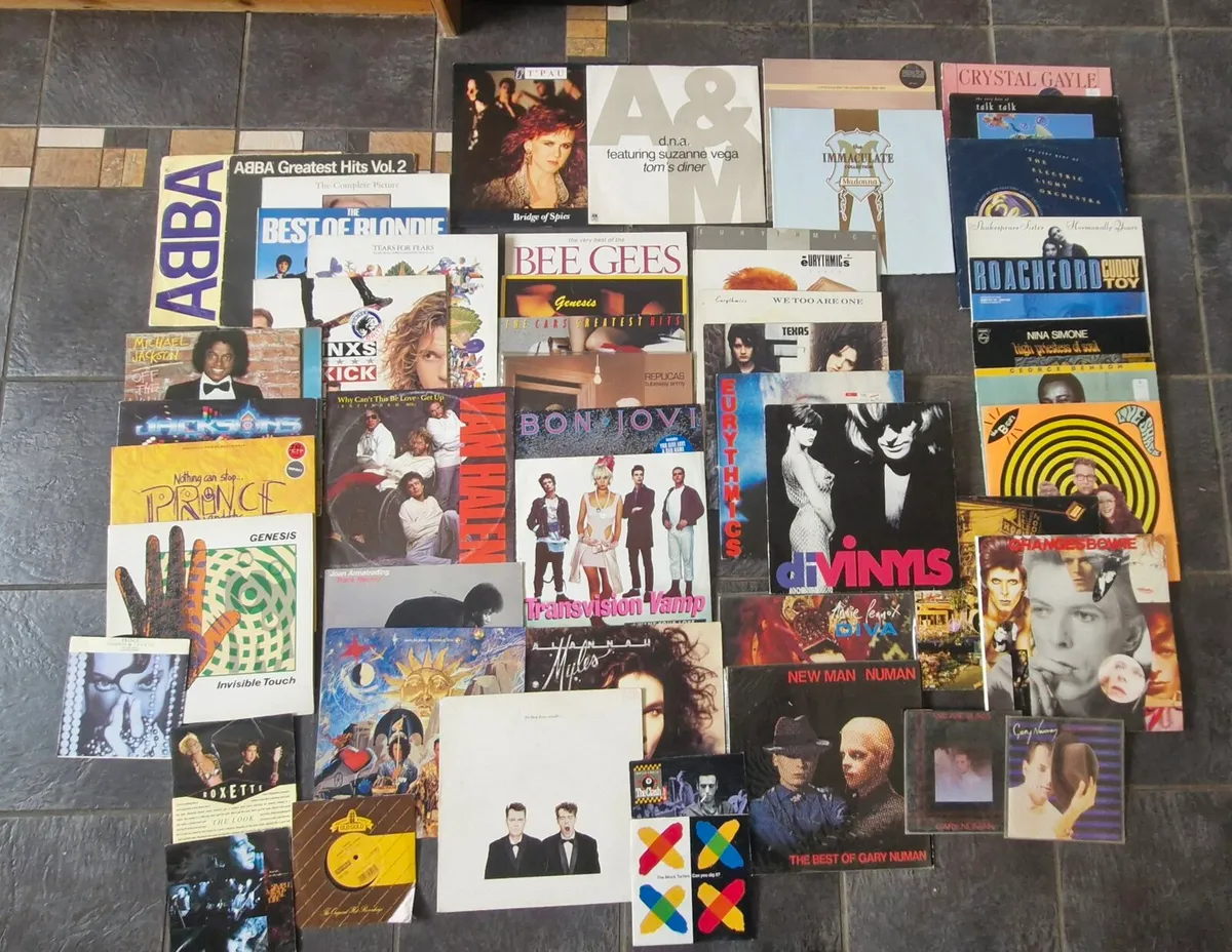 Assorted Vinyl  LPs, 12 and 7 inch.