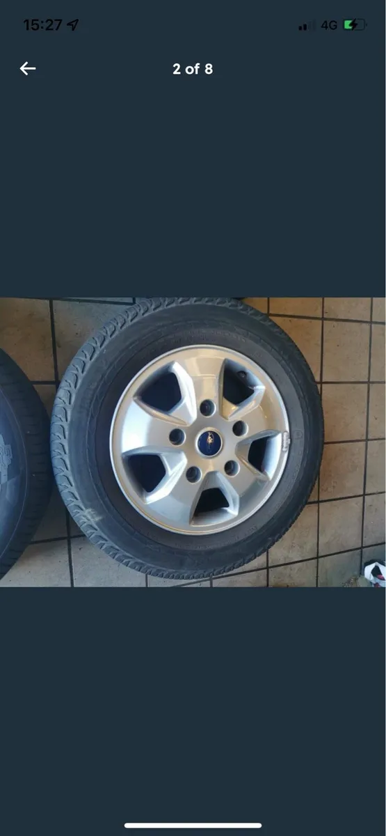 Ford transit custom spare alloy wheels and tyre - Image 4