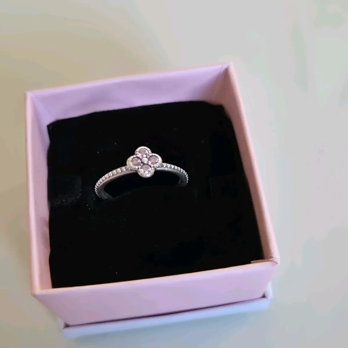 GENUINE PANDORA Flower ring - Image 3