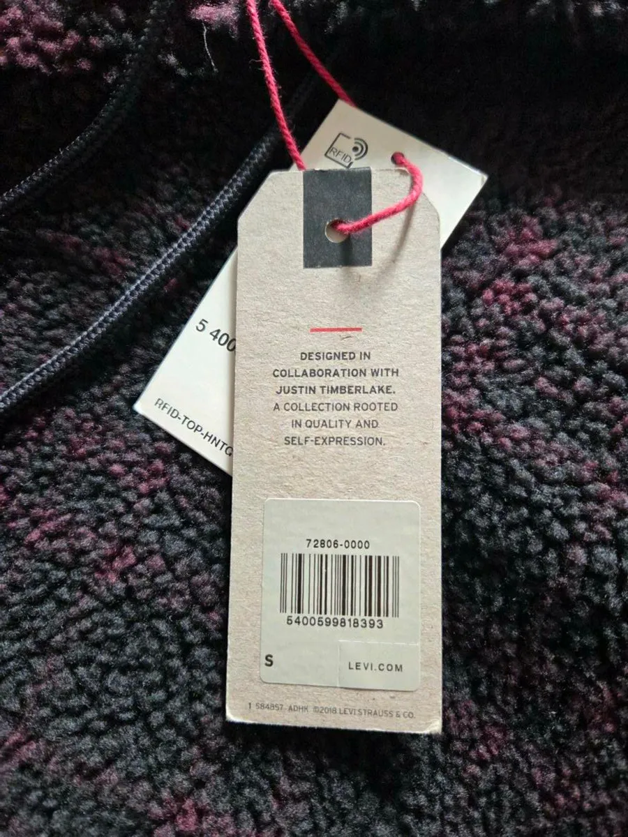 Small, With Tags Levi's Fleece Hoodie - Collaborat - Image 4