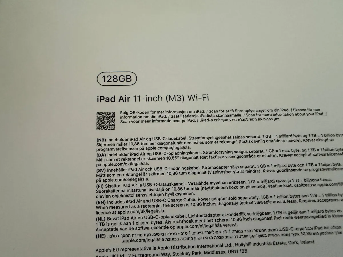 Apple iPad Air 11" M3 (A3266) 128GB Space Grey - Image 2