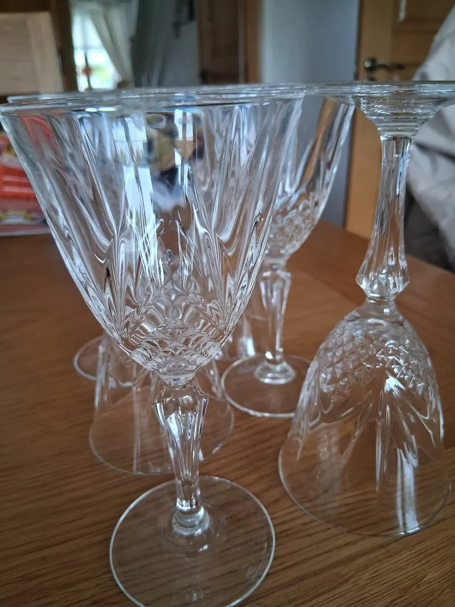 Vintage crystal glasses - Image 3