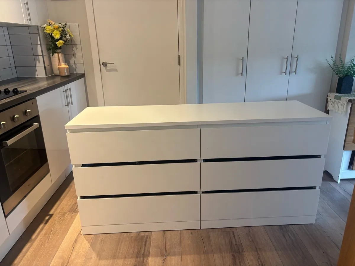 IKEA MALM storage 6 drawer - Image 1