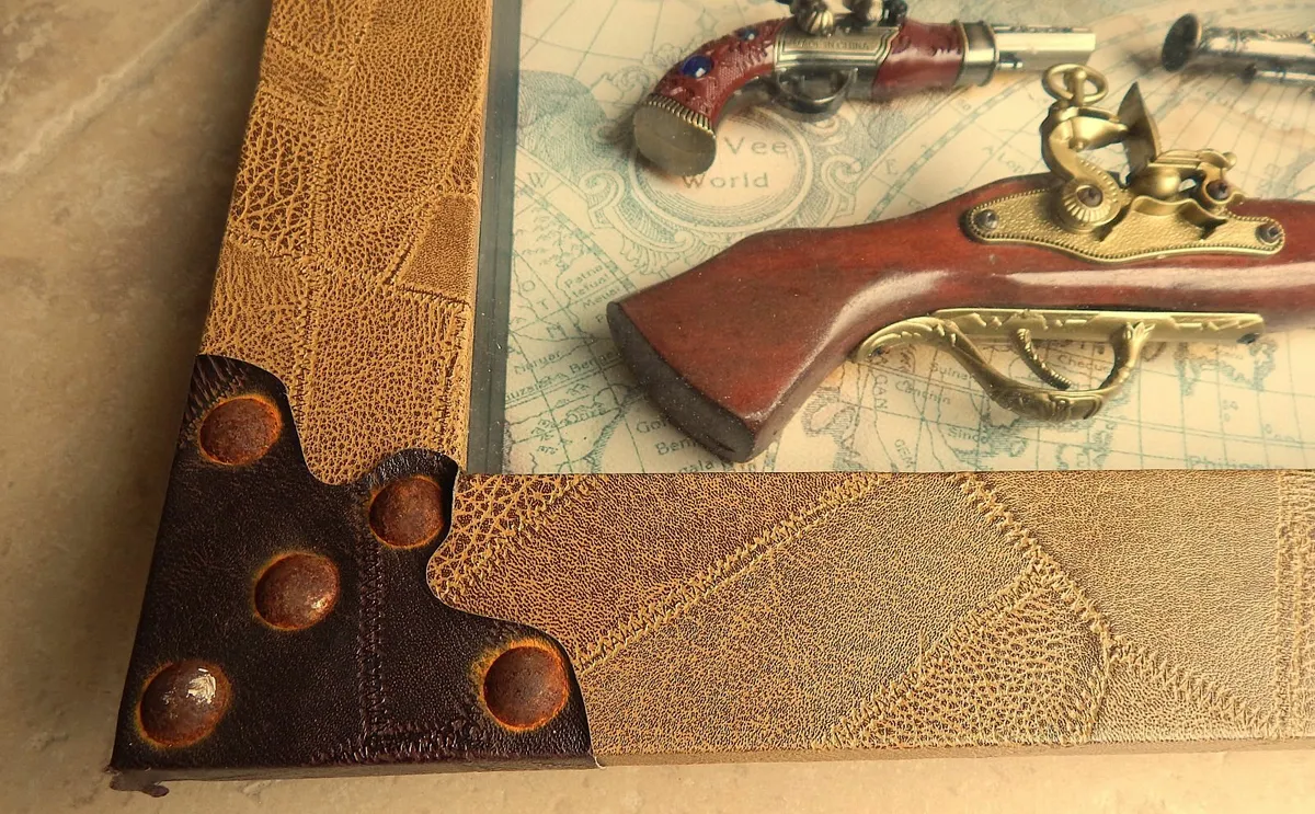 Shadow Box Diorama of Old Weaponry - Image 3