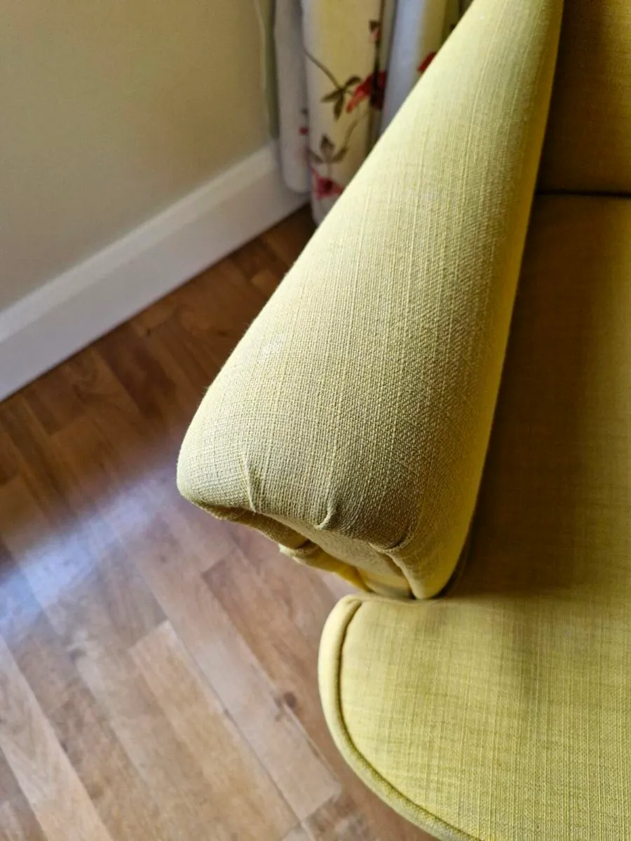 Armchair strandmon ikea x 2 + footstool - Image 4