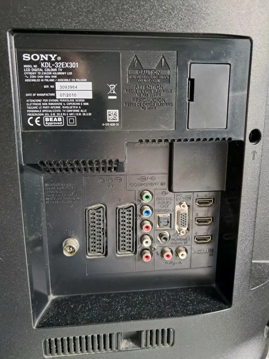 32" Sony Bravia Television - Image 4