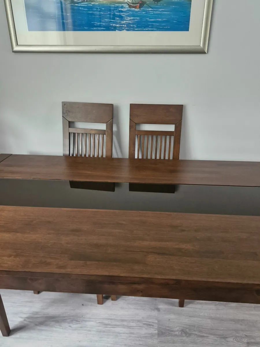 Dining table and chairs.  Excellent condition. - Image 2