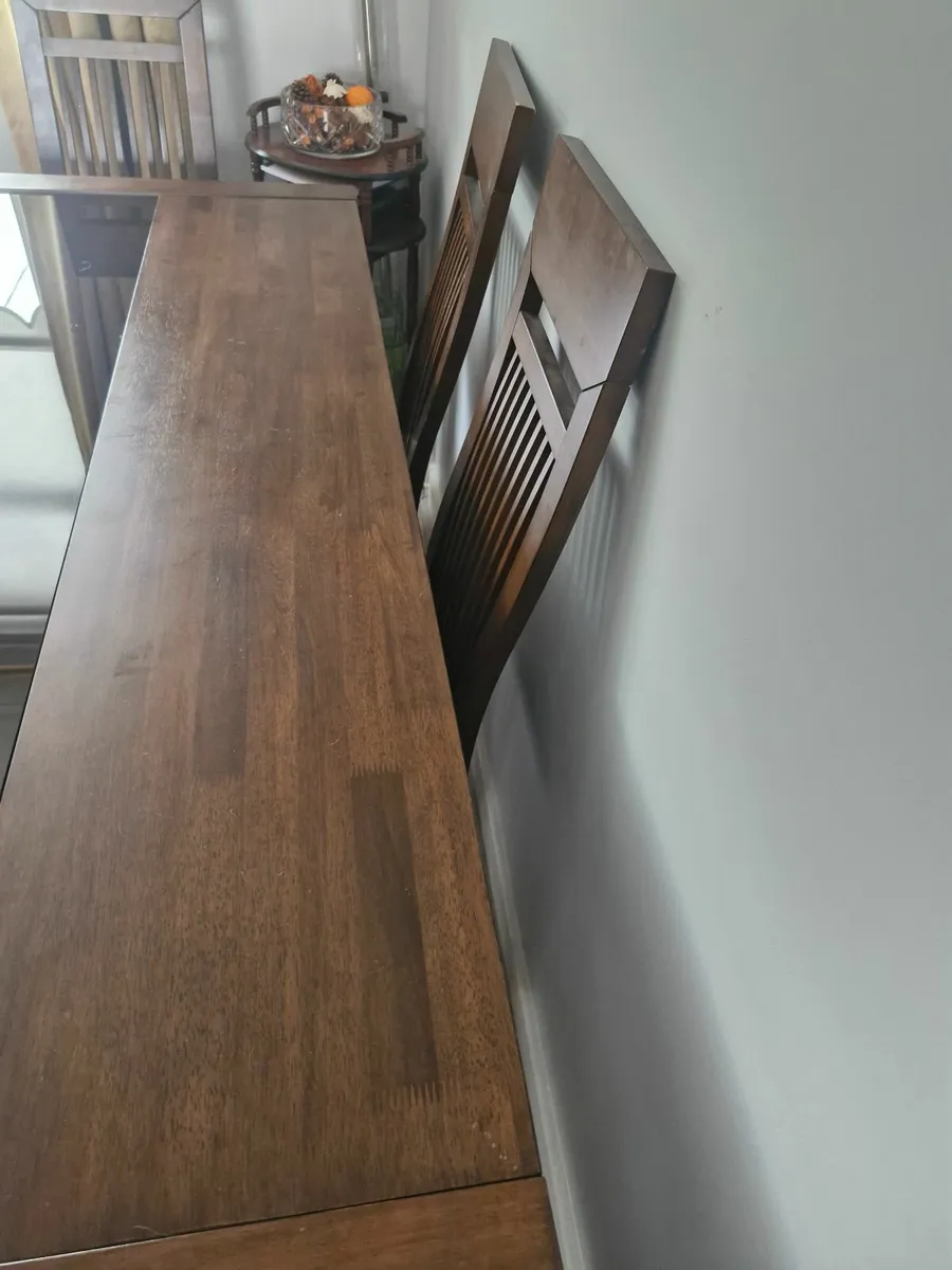 Dining table and chairs.  Excellent condition. - Image 4